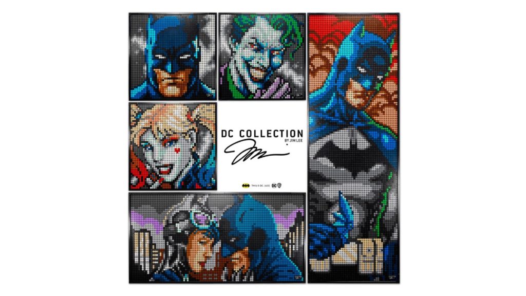 LEGO Art 31205 Jim Lee Batman collection all art featured 1024x576