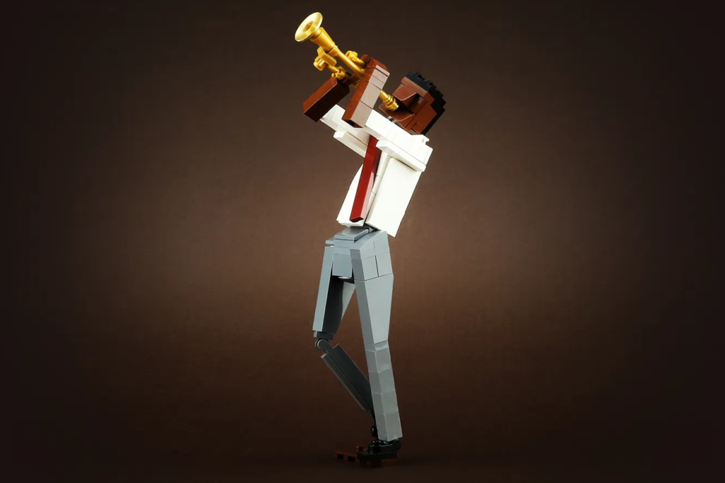 LEGO Ideas jazz quartet trumpet