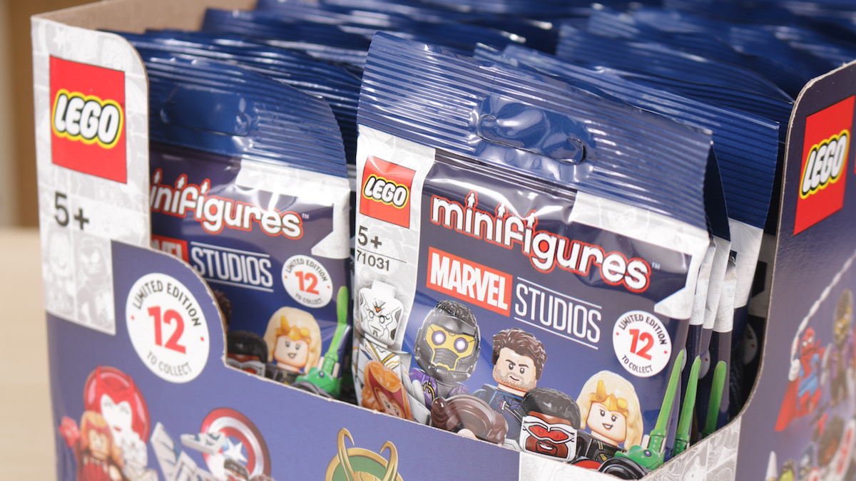 LEGO 71031 Marvel Studios Collectible Minifigures box distribution