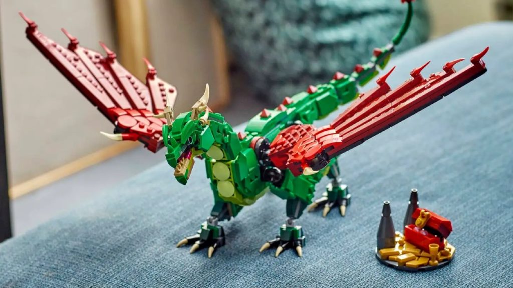 LEGO Creator 3 in 1 31161 Medieval Dragon featured 1024x576
